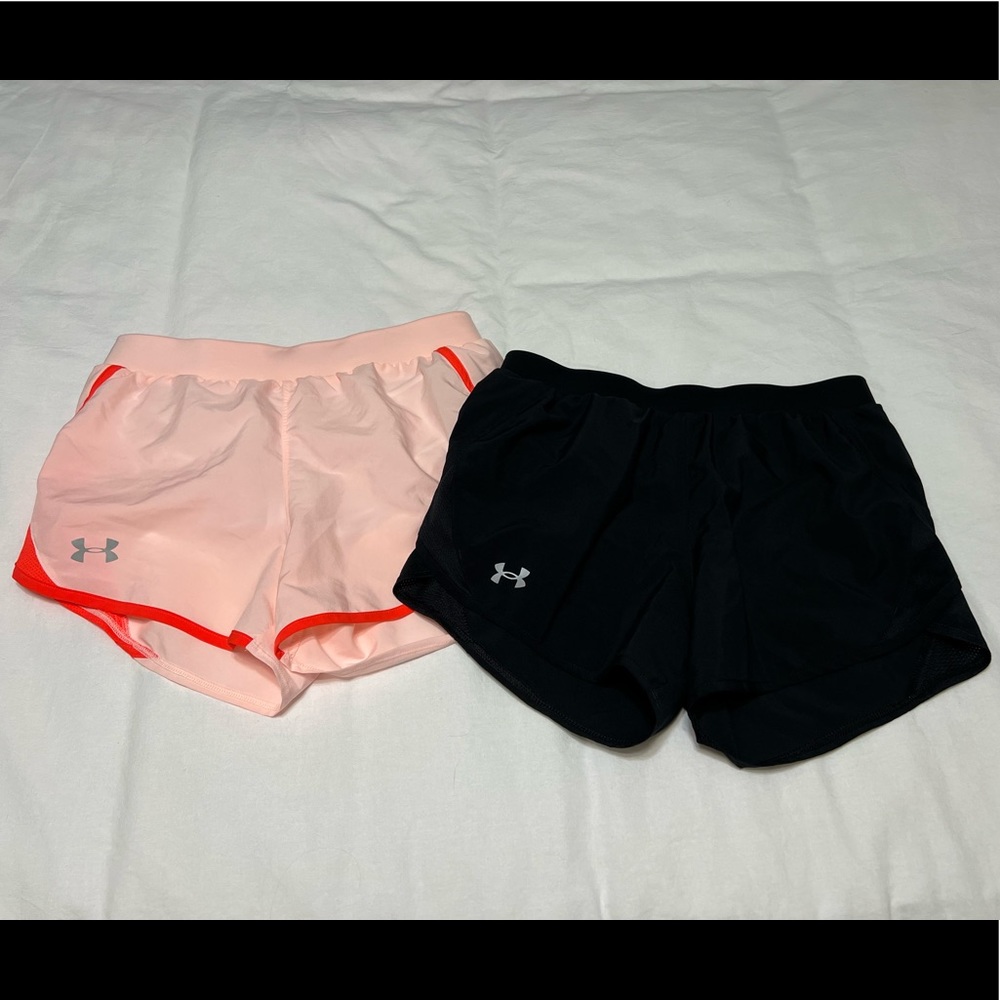 (2) pair UA shorts